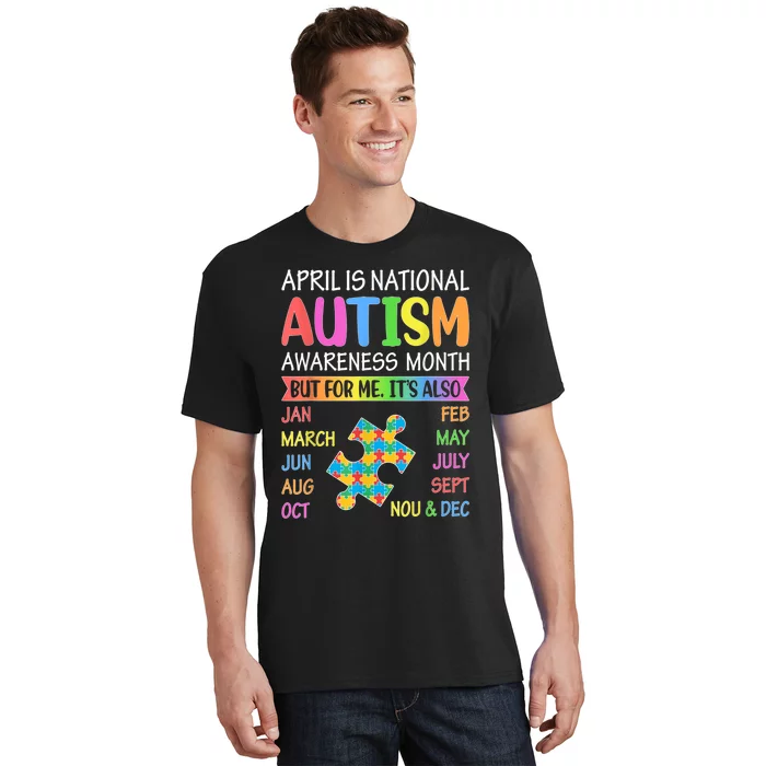 April is National Autism Awareness Month K.i.d.s Boy Girl Wo T-Shirt