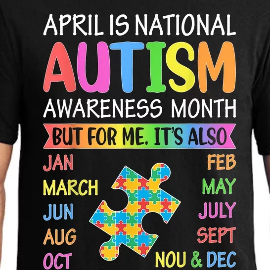 April is National Autism Awareness Month K.i.d.s Boy Girl Wo Pajama Set