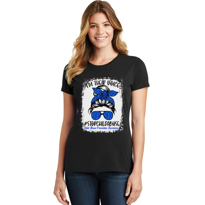 April is National Child Abuse Prevention Month Women's T-Shirt