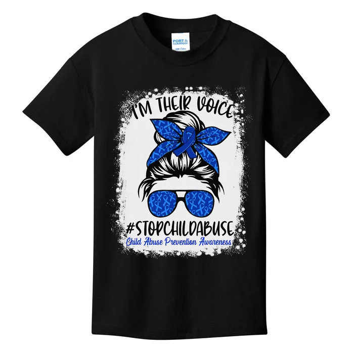 April is National Child Abuse Prevention Month Kids T-Shirt