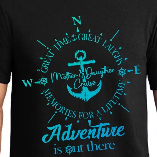 Adventure Is Out There Compass For Mother Daughter Cruise Cute Gift Pajama Set