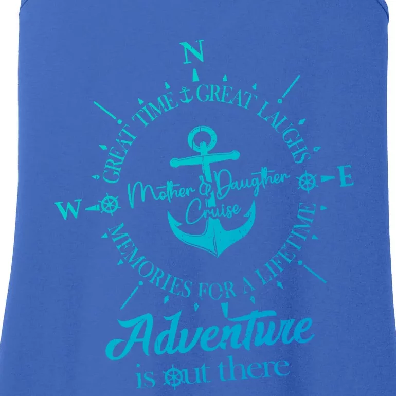 Adventure Is Out There Compass For Mother Daughter Cruise Cute Gift Ladies Essential Tank