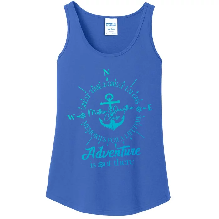 Adventure Is Out There Compass For Mother Daughter Cruise Cute Gift Ladies Essential Tank