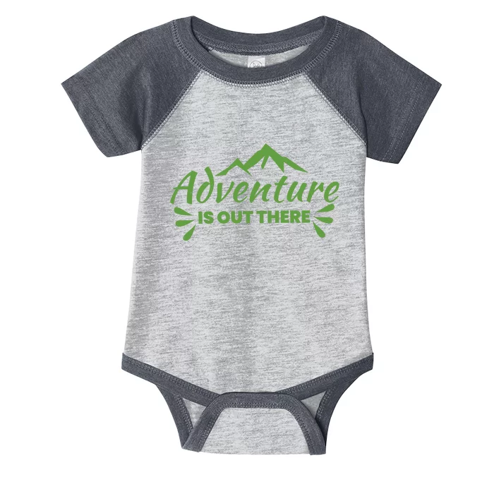 Adventure Is Out There Mountain Camping Infant Baby Jersey Bodysuit