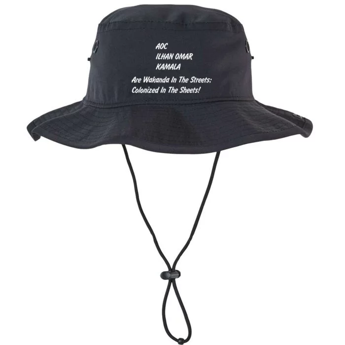 AOC ILHAN OMAR KAMALA Are Wakanda In The Streets; Colonized In The Sheets! Legacy Cool Fit Booney Bucket Hat