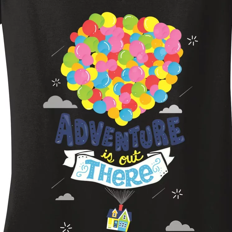 Adventure Is Out There Women's V-Neck T-Shirt