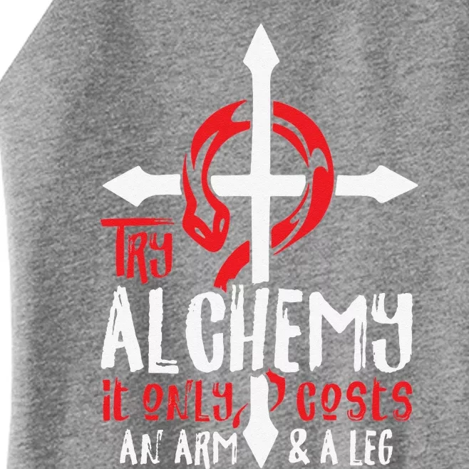 Alchemy It Only Costs An Arm And Leg Anime Alchemist 666 Women’s Perfect Tri Rocker Tank