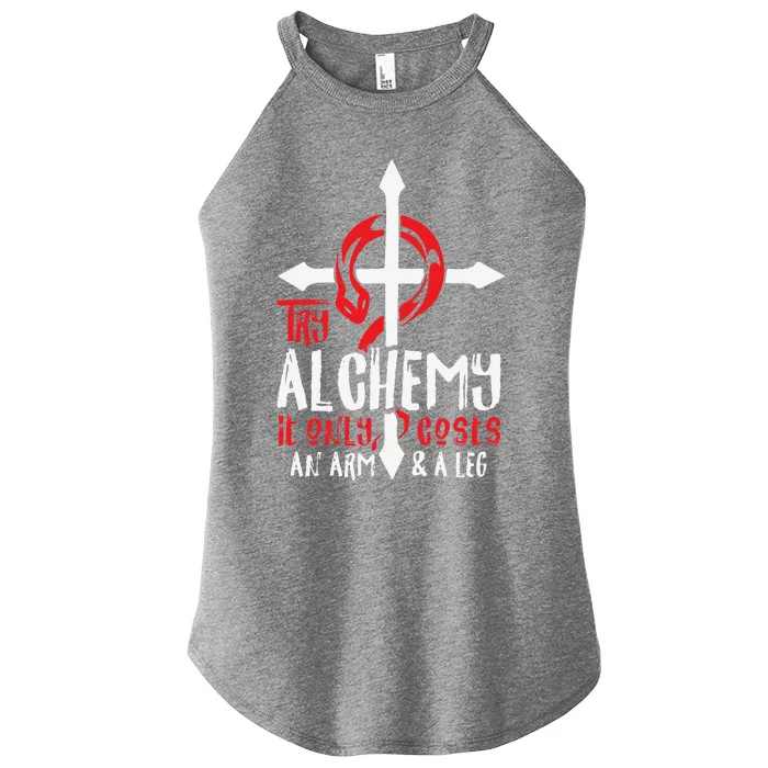 Alchemy It Only Costs An Arm And Leg Anime Alchemist 666 Women’s Perfect Tri Rocker Tank