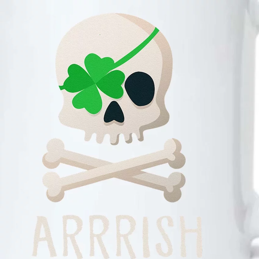 ARRRISH Irish Pirate Funny St. Patty's Day Black Color Changing Mug