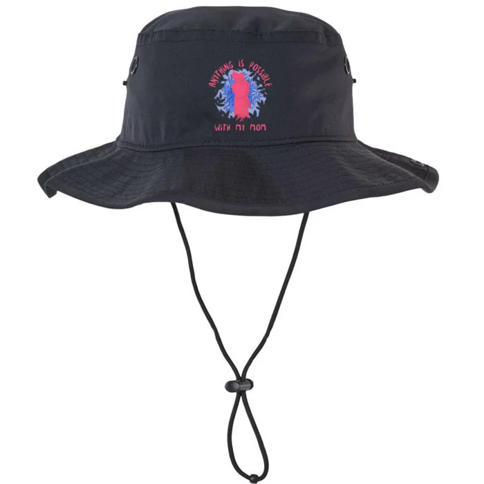 Anything Is Possible With My Mom Legacy Cool Fit Booney Bucket Hat