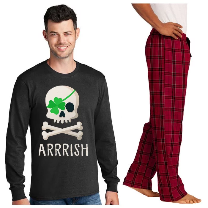 ARRRISH Irish Pirate Funny St. Patty's Day Long Sleeve Pajama Set