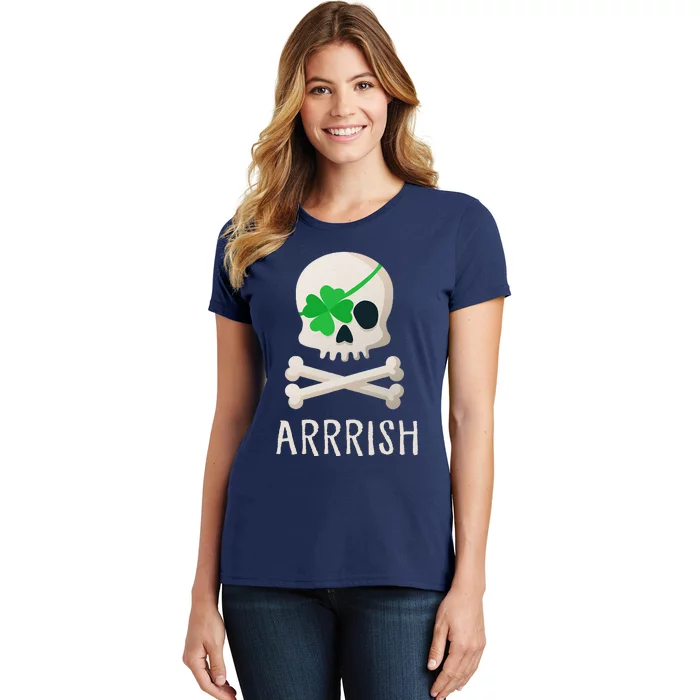 ARRRISH Irish Pirate Funny St. Patty's Day Women's T-Shirt