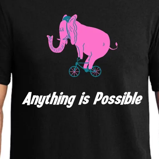 Anything Is Possible Elephant Bicycle Pajama Set