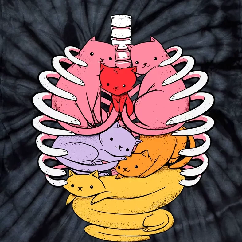 Anatomicat Is Perfect For Cat Lovers Tie-Dye T-Shirt