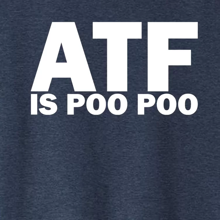 ATF Is Poo Poo Women's Crop Top Tee