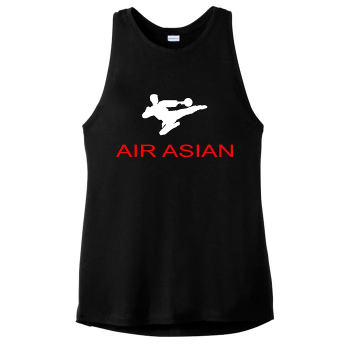 Air Asian Karate Kick Ladies Tri-Blend Wicking Tank