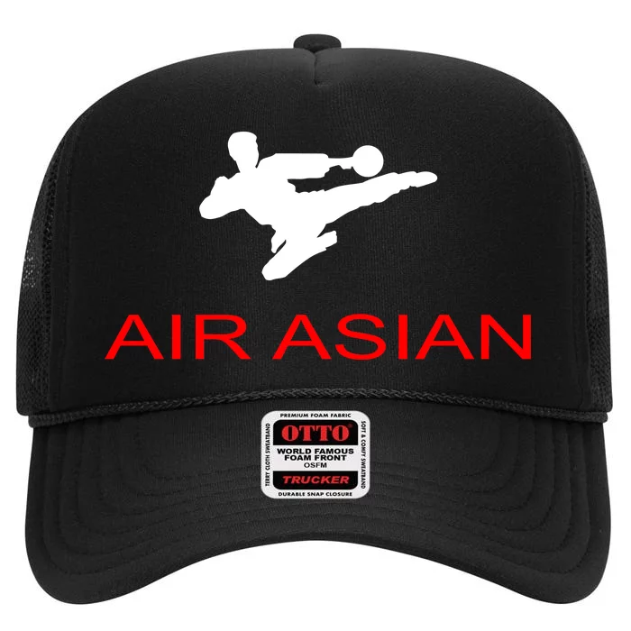 Air Asian Karate Kick High Crown Mesh Trucker Hat