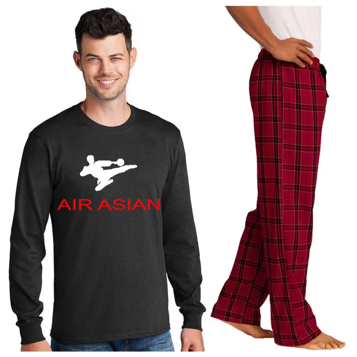 Air Asian Karate Kick Long Sleeve Pajama Set