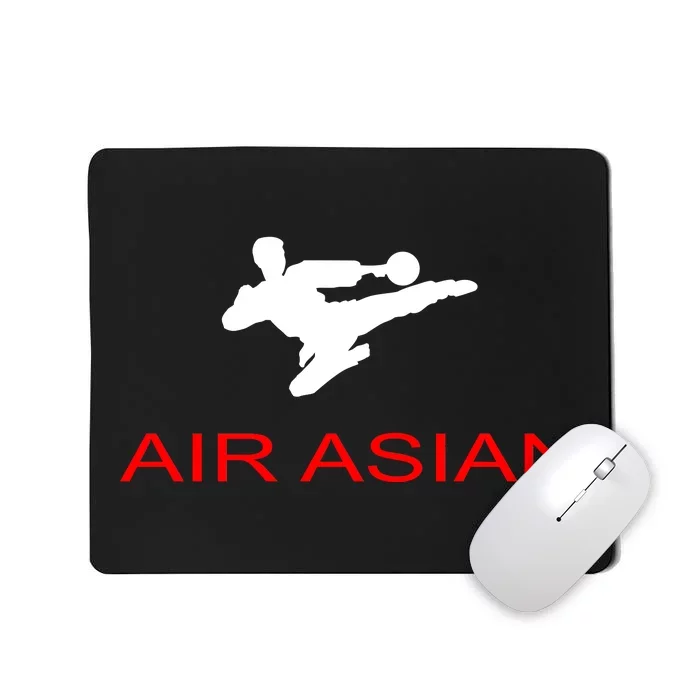 Air Asian Karate Kick Mousepad