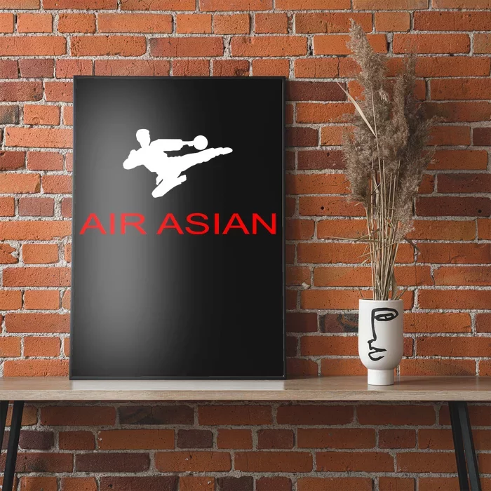 Air Asian Karate Kick Poster