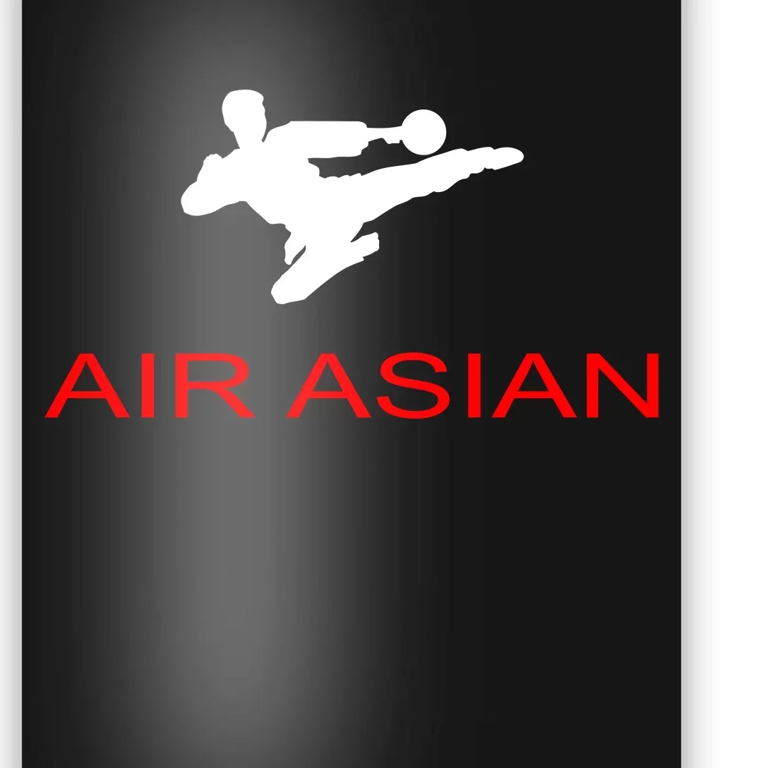 Air Asian Karate Kick Poster