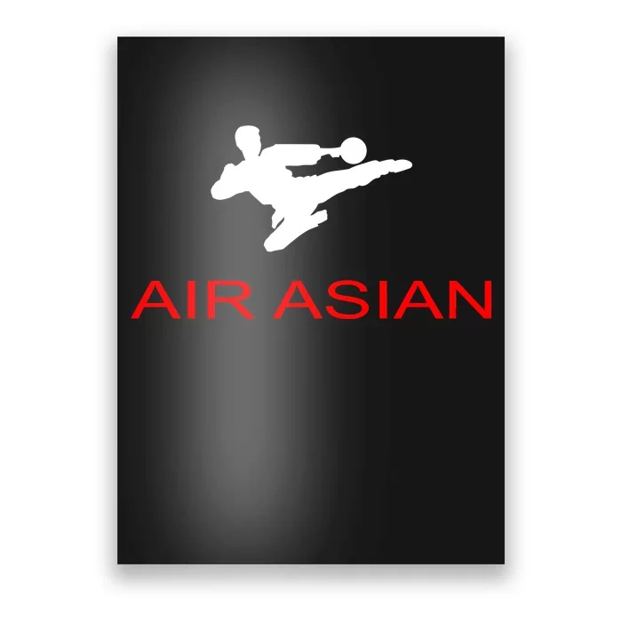 Air Asian Karate Kick Poster