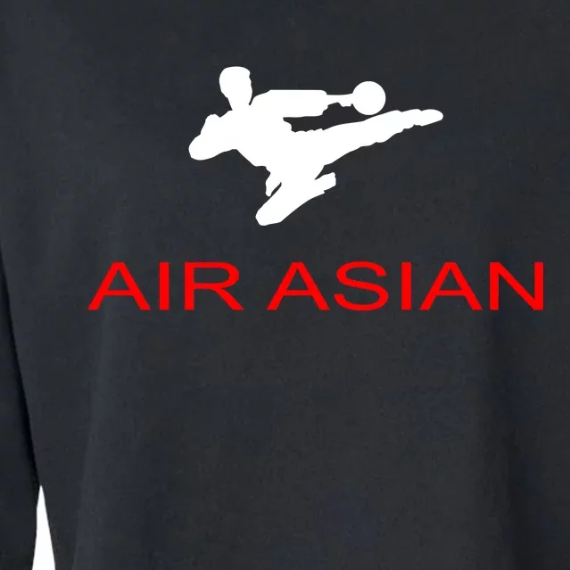 Air Asian Karate Kick Cropped Pullover Crew