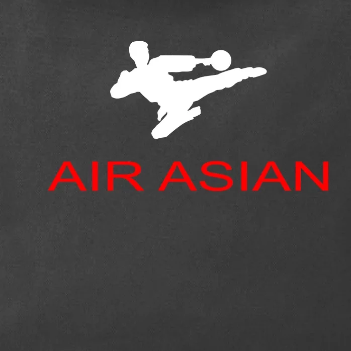 Air Asian Karate Kick Zip Tote Bag