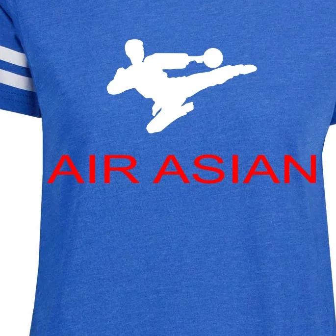 Air Asian Karate Kick Enza Ladies Jersey Football T-Shirt