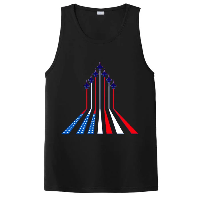 AIr Force flag - Air Show Trail Flag Performance Tank