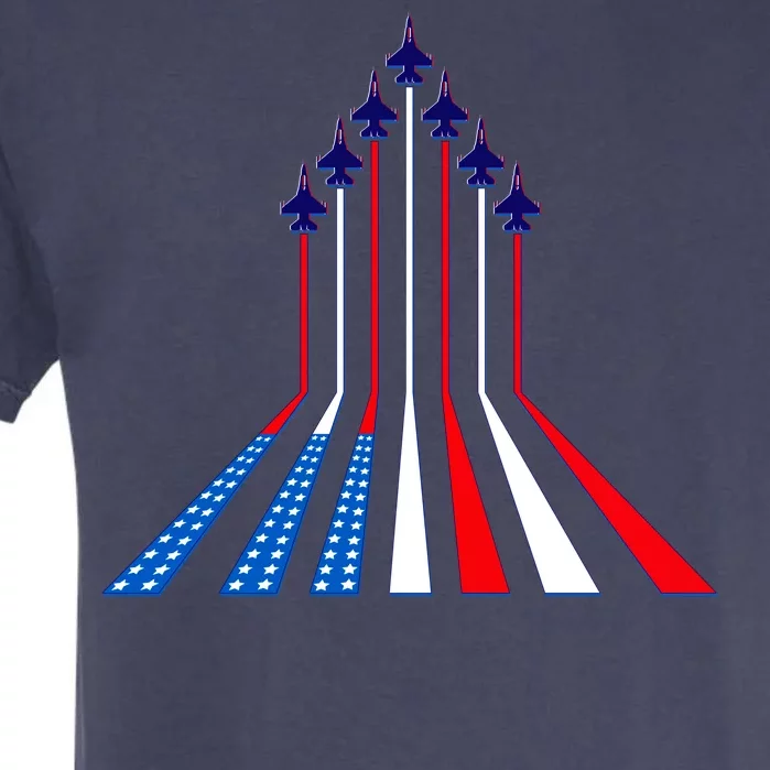 AIr Force flag - Air Show Trail Flag Garment-Dyed Heavyweight T-Shirt