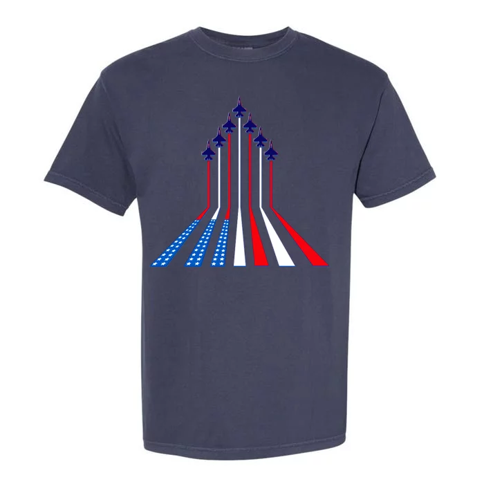 AIr Force flag - Air Show Trail Flag Garment-Dyed Heavyweight T-Shirt