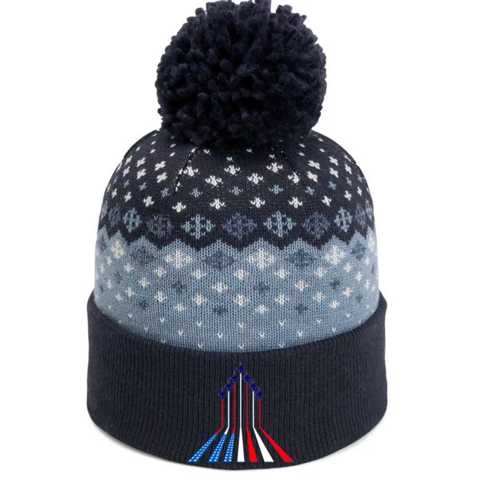 AIr Force flag - Air Show Trail Flag The Baniff Cuffed Pom Beanie