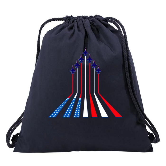 AIr Force flag - Air Show Trail Flag Drawstring Bag