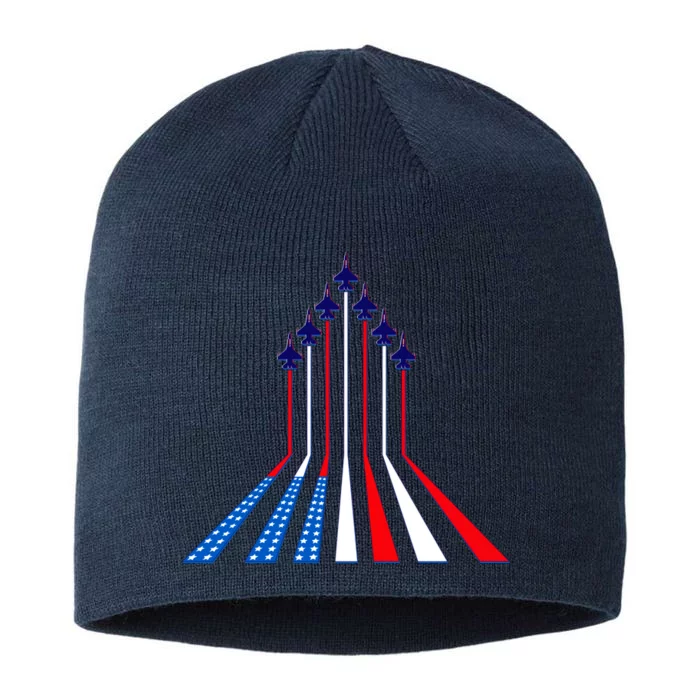 AIr Force flag - Air Show Trail Flag 8 1/2in Sustainable Knit Beanie