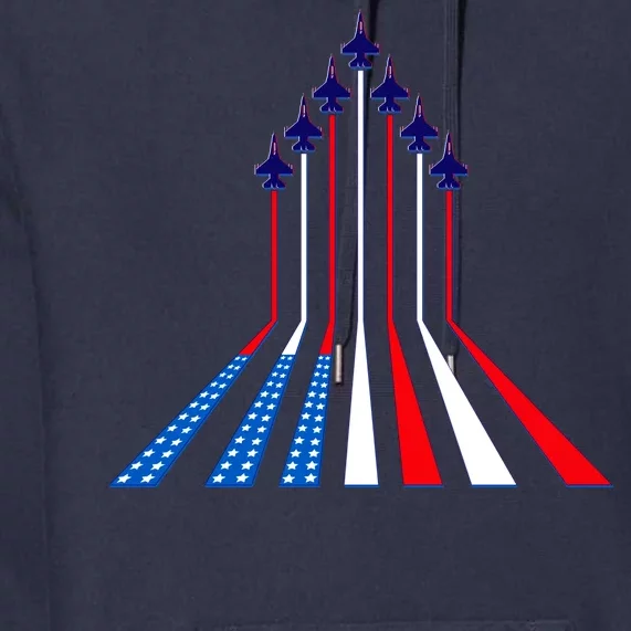 AIr Force flag - Air Show Trail Flag Premium Hoodie