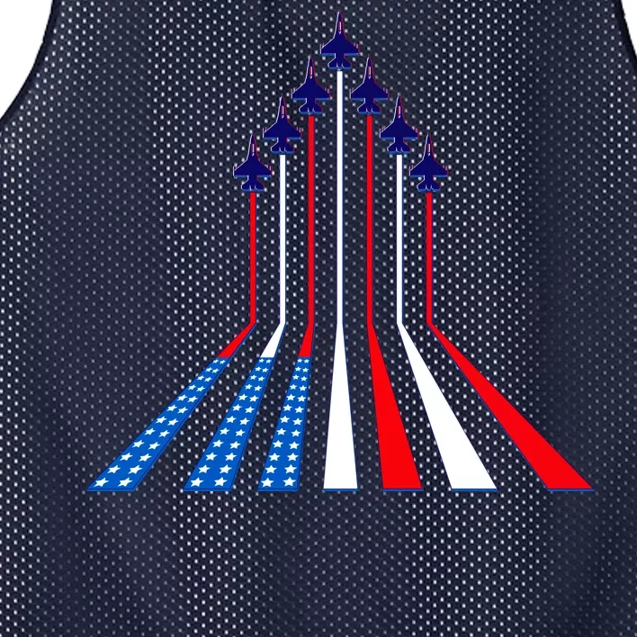 AIr Force flag - Air Show Trail Flag Mesh Reversible Basketball Jersey Tank