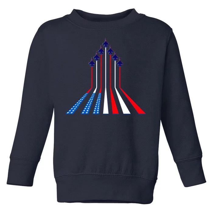 AIr Force flag - Air Show Trail Flag Toddler Sweatshirt