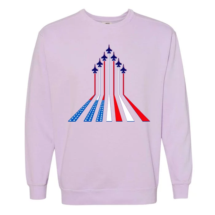 AIr Force flag - Air Show Trail Flag Garment-Dyed Sweatshirt