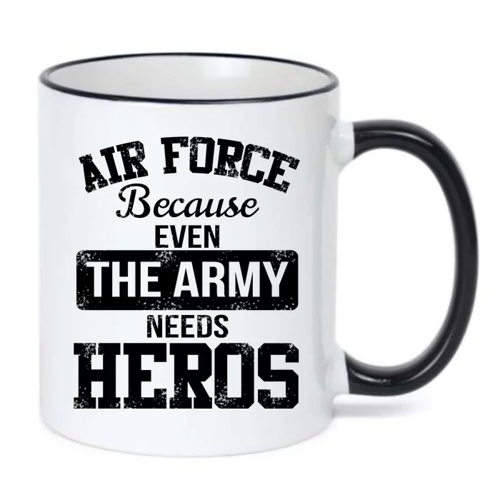 Air Force Heroes Black Color Changing Mug