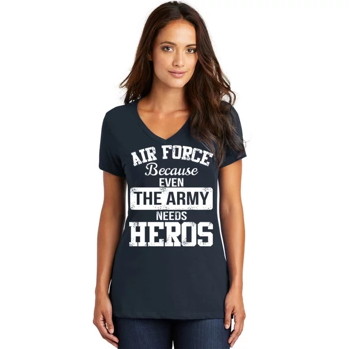 Air Force Heroes Women's V-Neck T-Shirt