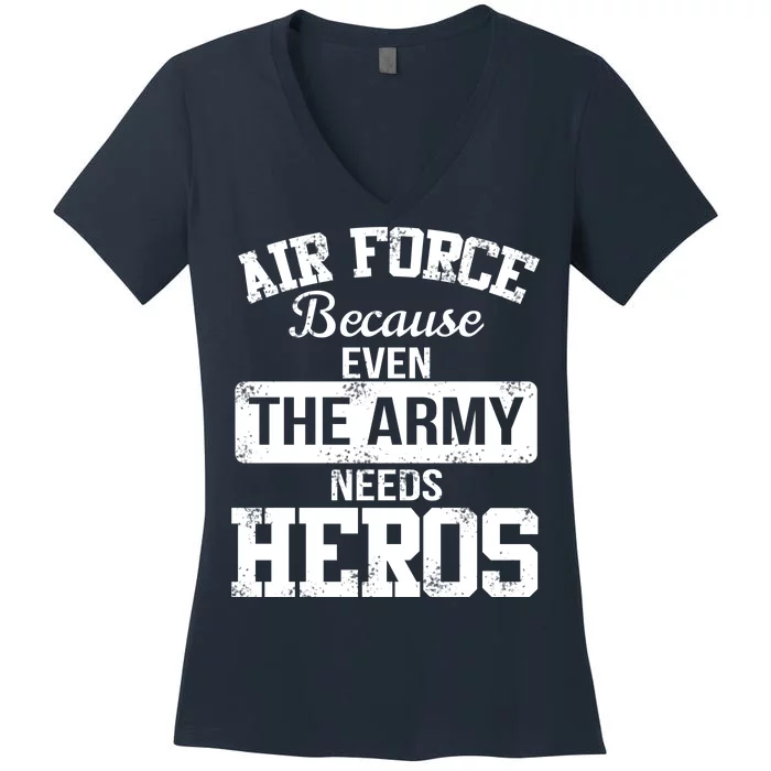 Air Force Heroes Women's V-Neck T-Shirt