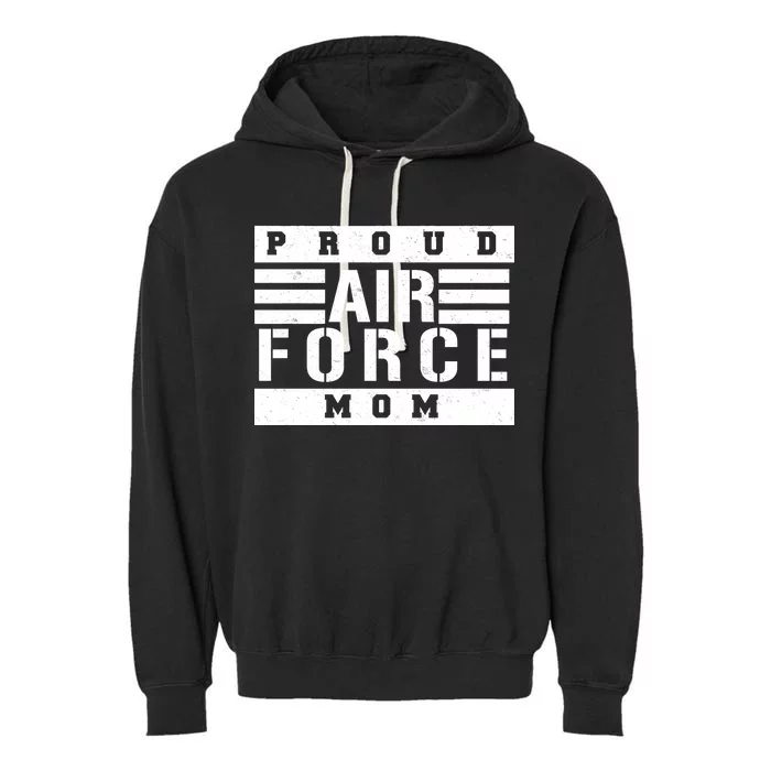 Air Force Mom Garment-Dyed Fleece Hoodie