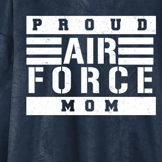 Air Force Mom Hooded Wearable Blanket