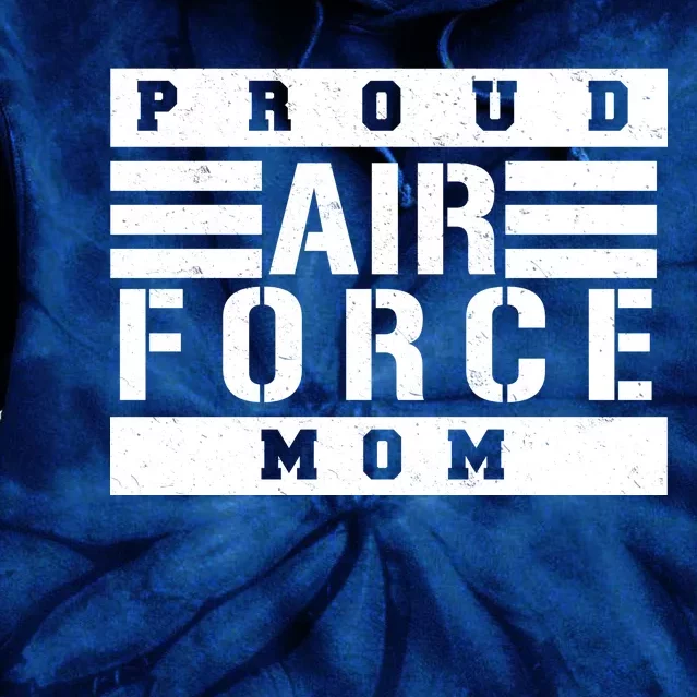 Air Force Mom Tie Dye Hoodie