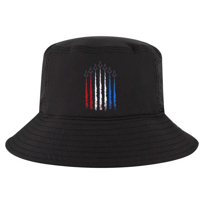 AIr Force Red White & Blue Trail Cool Comfort Performance Bucket Hat