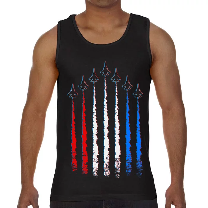 AIr Force Red White & Blue Trail Comfort Colors® Tank Top