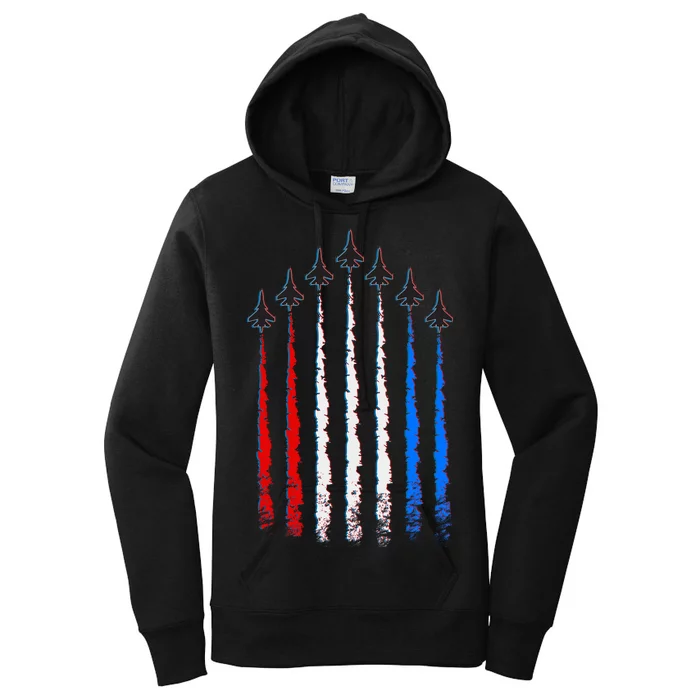 AIr Force Red White & Blue Trail Women's Pullover Hoodie