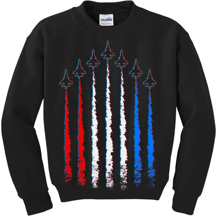 AIr Force Red White & Blue Trail Kids Sweatshirt