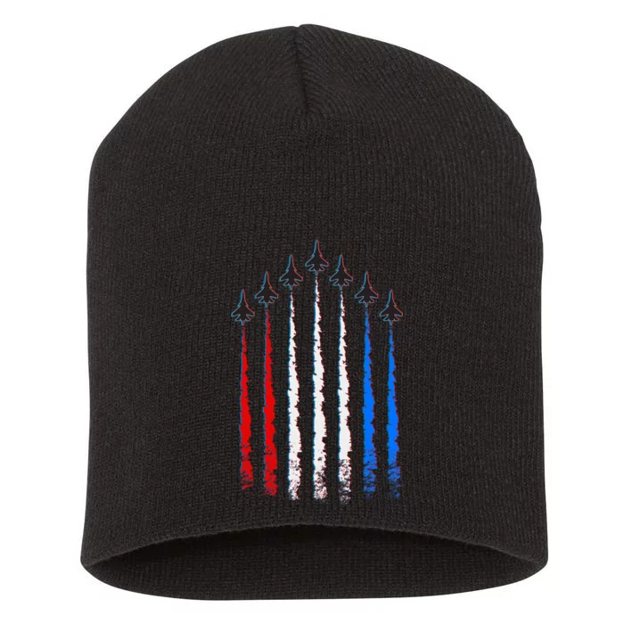 AIr Force Red White & Blue Trail Short Acrylic Beanie